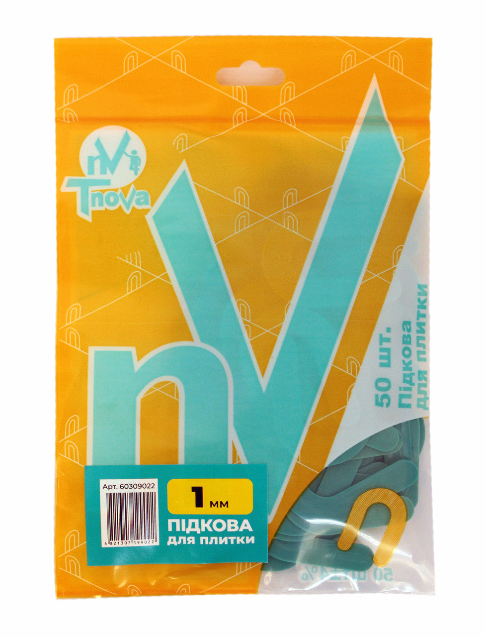 Hufeisen-Abstandshalter für Fliesen 1mm (50 Stk.) TnoVa
