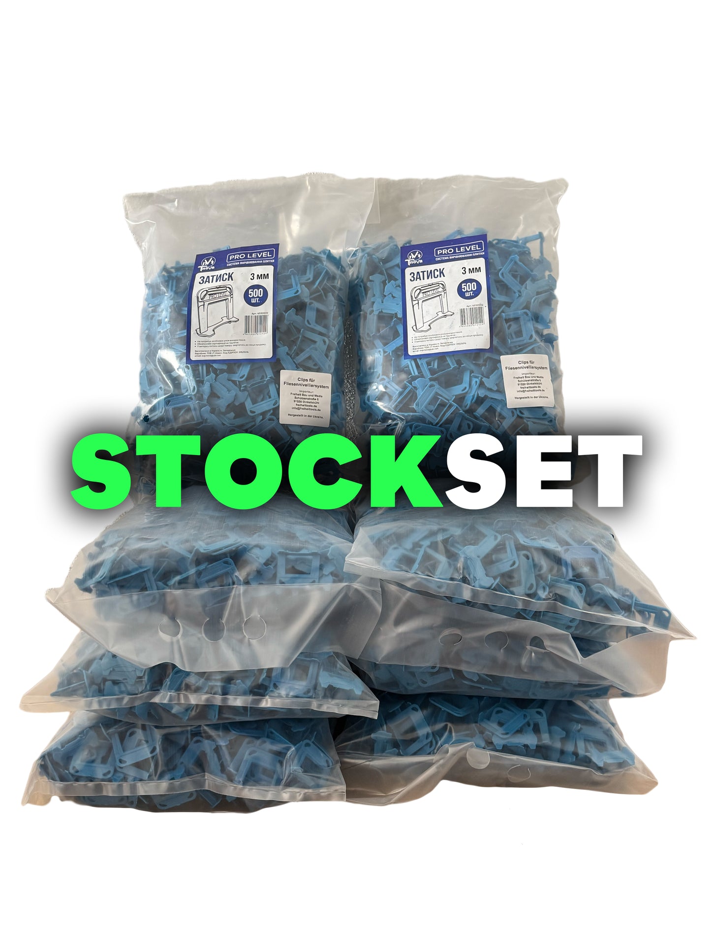 Stockset für Fliesenleger