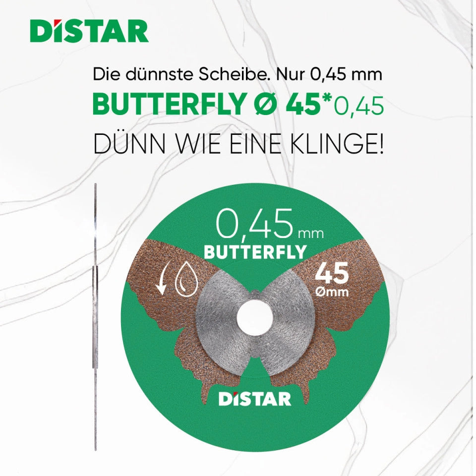 DIAMANTTRENNSCHEIBE DISTAR 45X0,45X5,8H BUTTERFLY – 11143158074