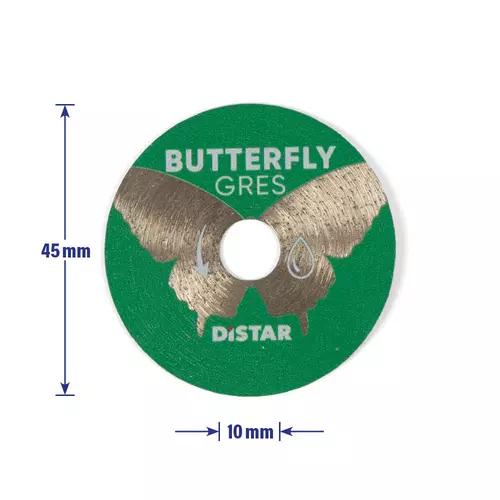 Distar Diamanttrennscheibe 45x0,6x9,6h Butterfly ohne Aufnahme