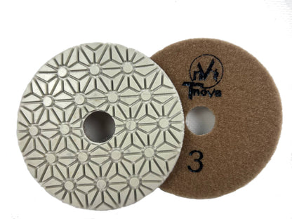 Diamant Schleifpad Blume 100 mm – Nassschliff T-Nova