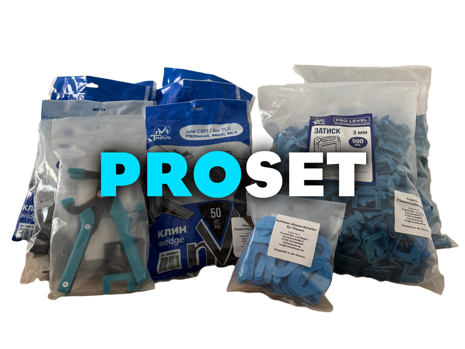 Proset für Fliesenleger