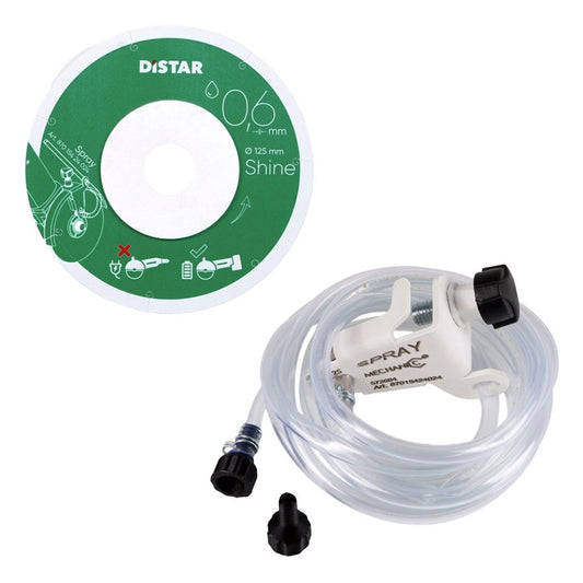 Diamantscheibe SHINE 0,6mm/125mm + SPRAY System DISTAR