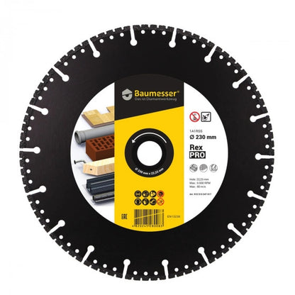 DIAMANTTRENNSCHEIBE 1A1RSS 230 PRO REX – 910315547017