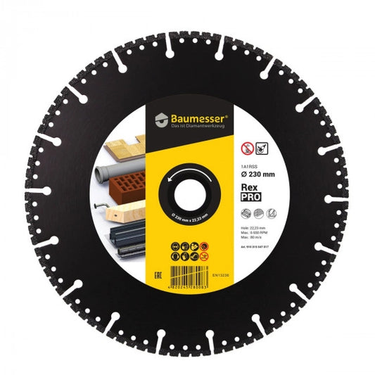 DIAMANTTRENNSCHEIBE 1A1RSS 230 PRO REX – 910315547017