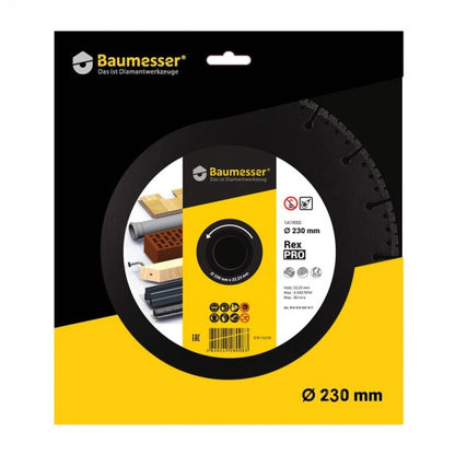DIAMANTTRENNSCHEIBE 1A1RSS 230 PRO REX – 910315547017