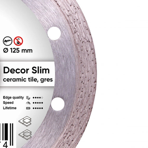 Diamanttrennscheibe 1A1R 115/125x22,23 Decor Slim – 11115427009
