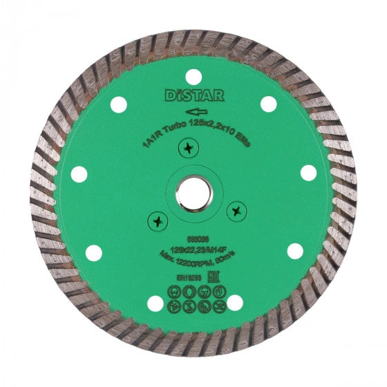 DIAMANTTRENNSCHEIBE TURBO 125 M14F ELITE – 10179023011
