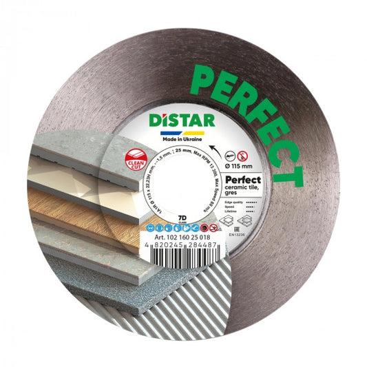 Diamanttrennscheibe 1A1R 115/125x22,23 Perfect – 10216025018