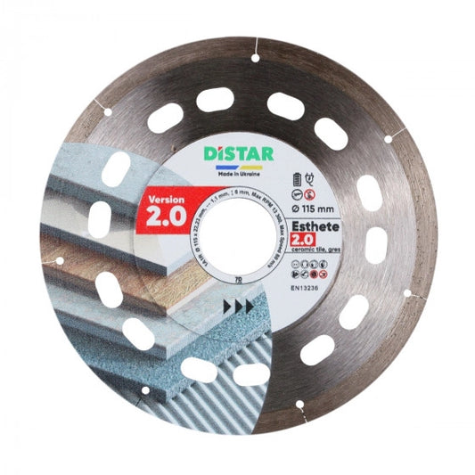 Diamanttrennscheibe 1A1R 115/125x22,23 Esthete 2.0 – 10216025019
