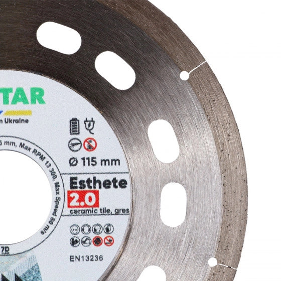 Diamanttrennscheibe 1A1R 115/125x22,23 Esthete 2.0 – 10216025019