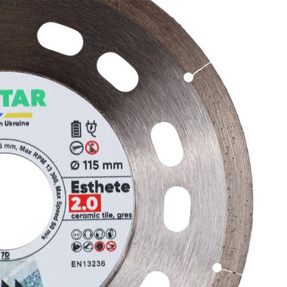 Diamanttrennscheibe 1A1R 115/125x22,23 Esthete 2.0 – 10216025019
