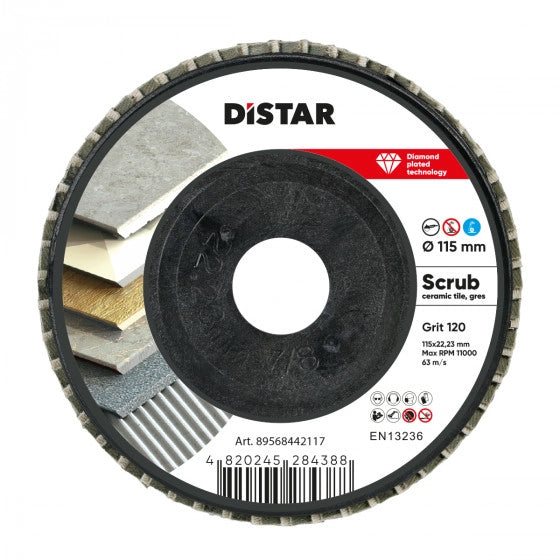 DIAMANT-FLAP-SCHEIBE 115*22,23 #120 SCRUB – 89568442117