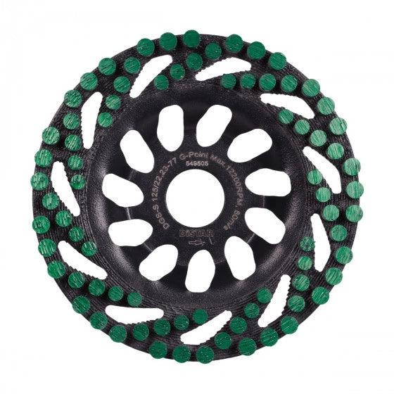 Schleiftopf DGS-S 125/22,23-77 Green Point – 11127048020