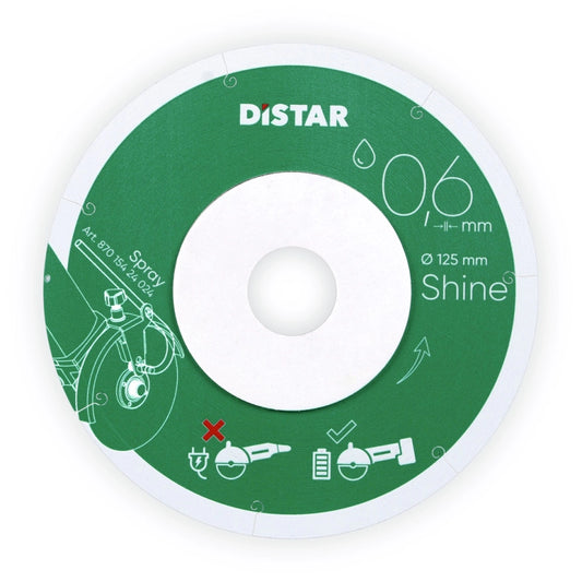 DIAMANTTRENNSCHEIBE 1A1R 100-125X0,6X6X22,23 SHINE – 11127457030