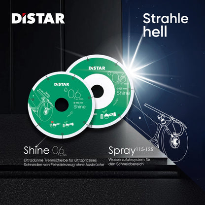 DIAMANTTRENNSCHEIBE 1A1R 100-125X0,6X6X22,23 SHINE – 11127457030